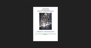 (Download) The Ever King (The Ever Seas, #1) *Books - 