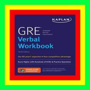 (Ebook pdf) GRE Verbal Workbook Score Higher with Hundreds of Drills &amp; Practice Questions (Kapl - 
