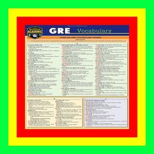 READDOWNLOAD@^ GRE Vocabulary A Quickstudy Laminated Reference Guide ReadOnline by April Michelle D - 