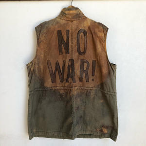 NO WAR！ Design Vest - AURA clothing & antiques