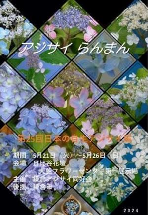 第25回「日本の自生アジサイ展」開催迫る（5・21～26　大船フラワーセンター） - 北鎌倉湧水ネットワーク