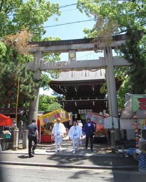 御霊神社　御霊祭で神輿巡幸 - 京都の旅・四季の写真集
