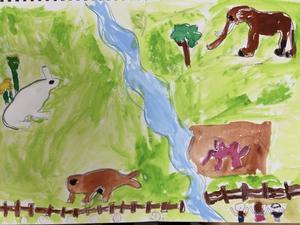 小学１年生の絵画 - 東西線浦安駅徒歩２分の絵画教室「Atelier創（アトリエ・ソウ）」のブログ