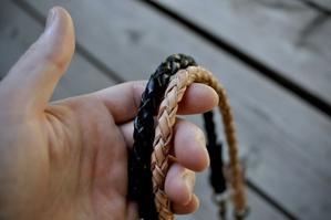leather cord strap - 