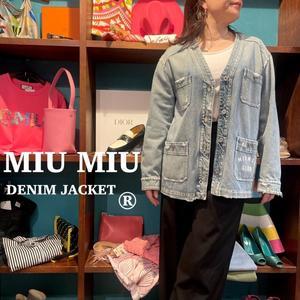 USED【MIUMIU】デニムジャケット - 下北沢 きれいめ 大人のセレクトショップ   マルアールのブログ