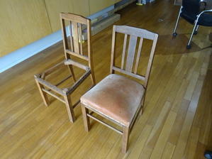 古い椅子のメンテナンス - 岩井沢工務所の現場日記