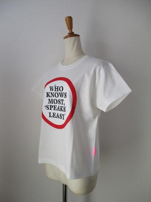 トーマスマグパイ  THOMAS MAGPIE  WHO KNOWS MOST, SPEAKS LEAST mini Tシャツ - 