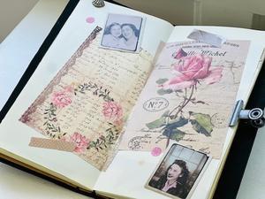 バラとSmiling womens / Collage - marie's -  Arts du papier