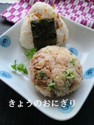 今日のおにぎり - 食品ロス削減料理研究家ブログ行長万里 　日本全国　美味しい話