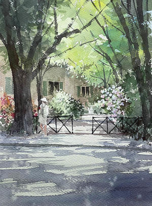 今日のスケッチ会 - 赤坂孝史の水彩画　AKASAKA TAKASHI watercolor
