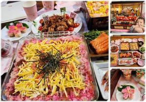 雛デコちらし寿司 - 気ままな食いしん坊日記２