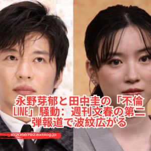 永野芽郁と田中圭の「不倫LINE」騒動：週刊文春の第二弾報道で波紋広がる - Health Blogs 2025