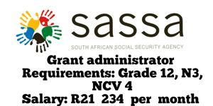 SASSA SOCIAL GRANT ADMINISTRATORS 2025 - Jobs daily Updates