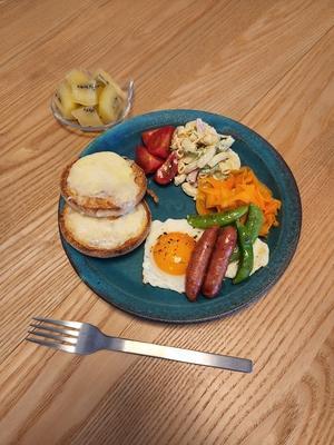 家ごはん：ワンプレート朝食 - Baby Good Night