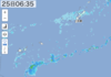 沖縄の風 - 日曜日の涼しい朝。北風は 8m/s。でも、雨。