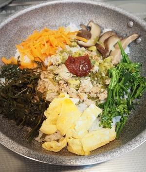 フライパンで「石焼きビビンバ風」 - マキパン・・・homebake　パンとお菓子と時々ワイン・・・