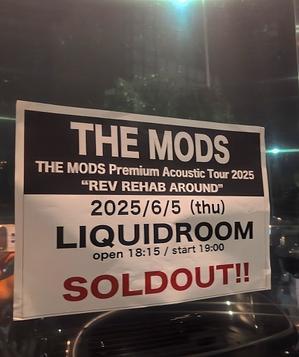 THE MODS ＠LIQUIDROOM - ITエンジニアが仕事さぼらず(?)書くblog