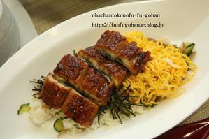 鰻のちらし寿司御膳 - おばちゃんとこのフーフー(夫婦)ごはん