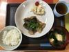 今日の献立 - あじさい荘　夕食　鶏肉と茄子のみぞれ煮　ポテトサラダ　ご飯　味噌汁