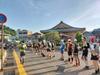 酎ハイとわたし - KAGA SPA TRAIL スタート1時間前　人も車もハンパない！朝6時です