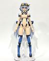 美少女プラモ魔改造・今日もワレメ彫ってます。 - コトブキヤ フレームアームズガール スティレット swimsuit 成形色生かしで魔改造 素体が部分完成！