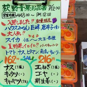 7/12(土)のオススメ☆ - 荻野青果ブログ