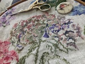 "Hydrangea" 43 - Needlework Note