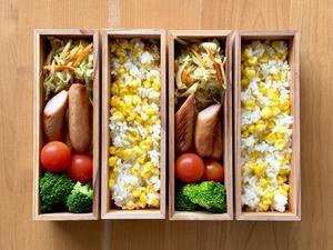 ソーセージ弁当 - 大学弁当