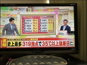 35度超え地域　史上最多　 - 元気ばばの青春日記　気持ちだけは２０歳　⑥