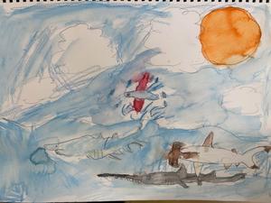 小学３年生、初めての水彩色鉛筆 - 東西線浦安駅徒歩２分の絵画教室「Atelier創（アトリエ・ソウ）」のブログ