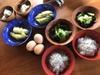 八ヶ岳西麓にて大豆を作りながら、古いものと楽しく暮す - あさごはん・大根おろし皿・栗・鳩サブレ