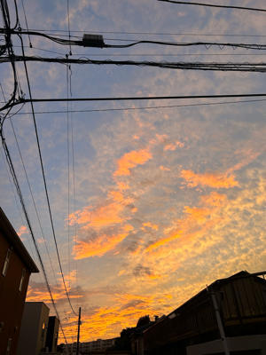 昨日の空と今朝の波。 - おおぐらい通信　続・続