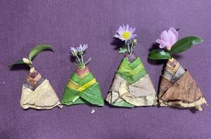 落ち葉等で作ったお人形 - ★短歌なページ★