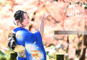 紅葉の成人式前撮り 大トリはこのご家族♪ - 酎ハイとわたし