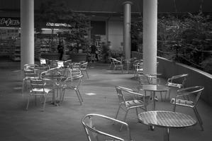 Empty tables in the shade - Silver Oblivion