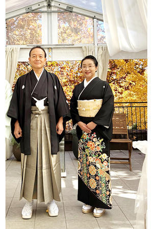 インターナショナルな結婚式にも日本の正装が際立ちます - それいゆのおしゃれ着物スタイル