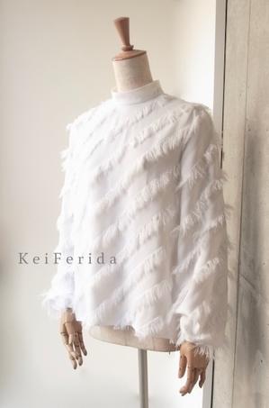 【オーダーメイド】フリンジ生地のブラウス - KeiFerida