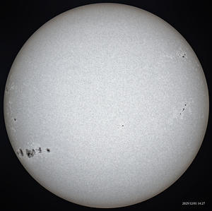 １２月１日の太陽 - お手軽天体写真