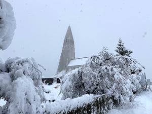 10月末、レイキャビクにドカ雪！ - ICELANDia アイスランドブログ