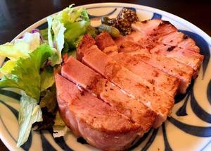 ハムステーキ。 - makan-makanan