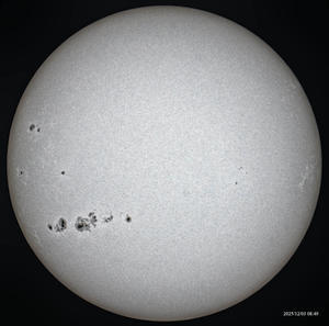 12月3日の太陽 拡大写真を追加！ - お手軽天体写真