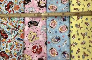 キャラクター布いろいろ入荷しました！ - おさや糸店　岩倉市/名古屋市 小牧市 江南市 一宮市 春日井市 犬山市 稲沢市 北名古屋市　近隣