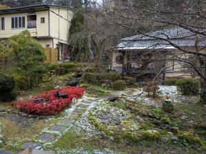 初雪！ - 金沢犀川温泉 川端の湯宿「滝亭」BLOG