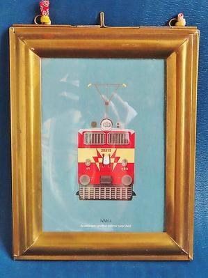 真鍮枠の両面額 - 友くんのパリ蚤の市散歩