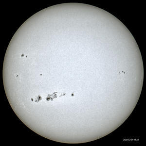 12月4日の太陽 - お手軽天体写真