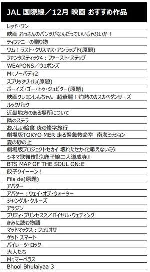一時帰国で乗るJAL便で観る映画は… - 忘れない日々　－4か所目の駐在はニューヨーク州のロチェスター ってどこ??