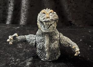 ゴジラ（1954）ギニョールタイプ胸像 - てんつく工芸作品集