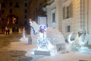 心あったかスポレートの意表つくイルミネーション - イタリア写真草子