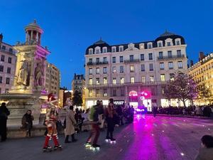 スケート場@ジャコバン広場 - リヨンの散歩２