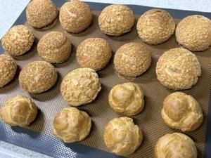 小さいシュークリームを積み重ねて♪ - la la la kitchen 2 ♪